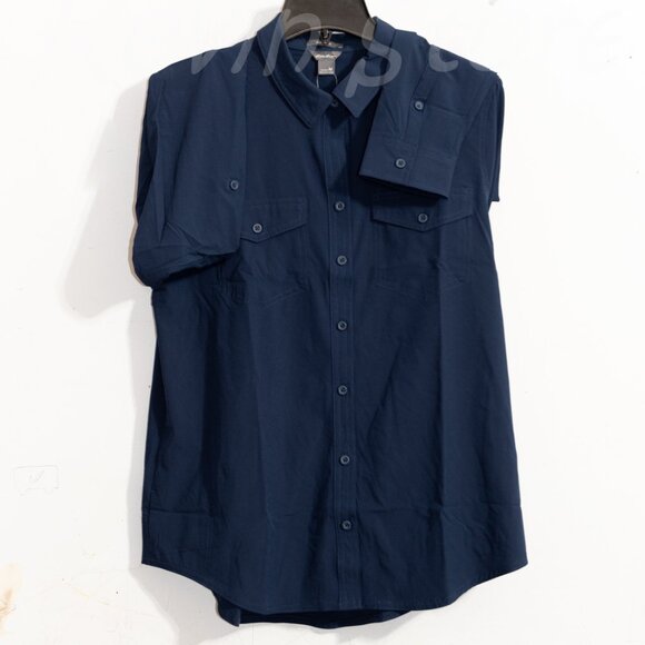 Dark Blue  - Eddie Bauer Ladies' Departure Top - Picture 2 of 4